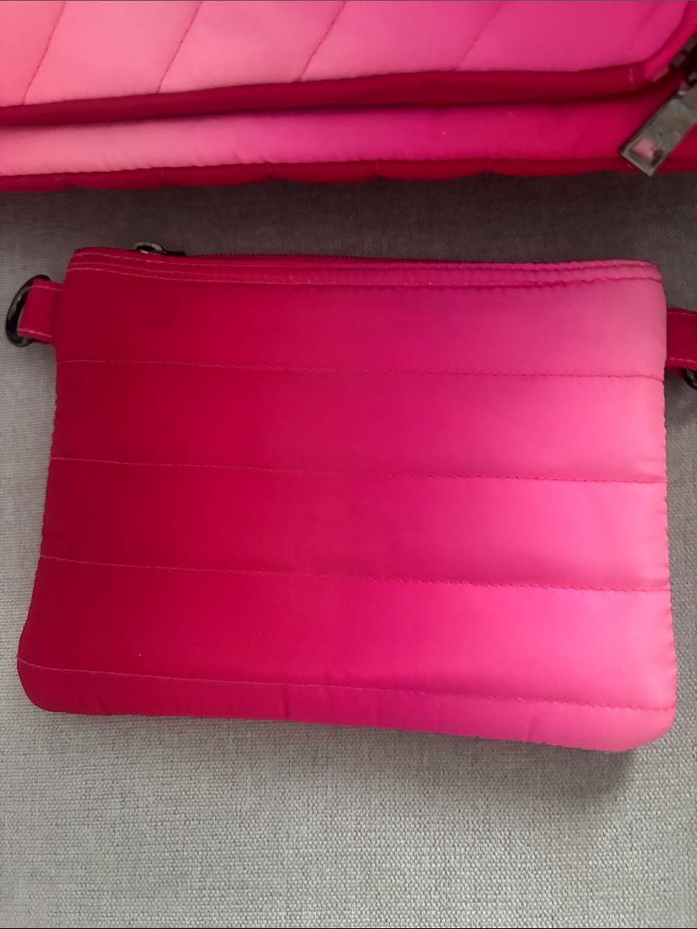 THINK ROYLN Pink Ombre Quilted Crossbody Bag Set - Picture 6 of 8